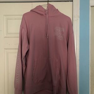 American Eagle Sweatshirt Hoodie Pink Mens Large